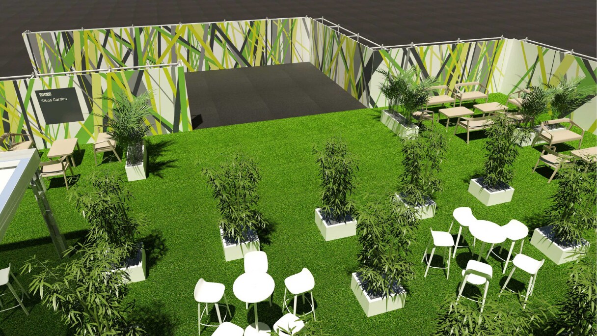 Take time out in the Sibos Garden Take time out in the Sibos Garden